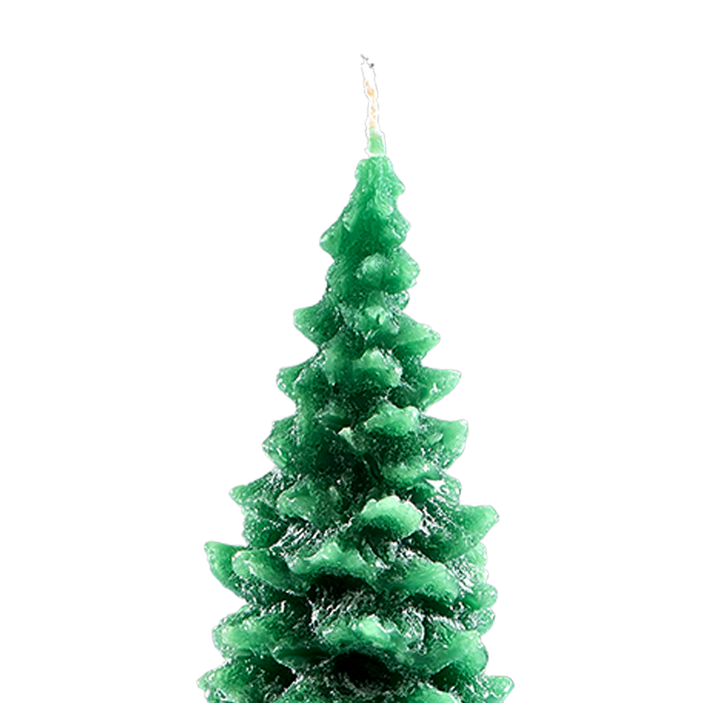 Christmas Tree Candle Trio in Green or Red