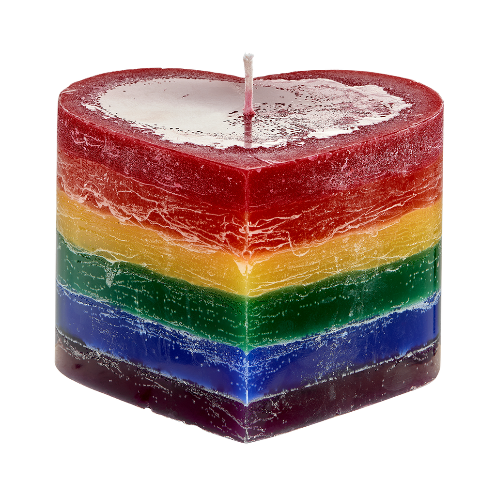 Pride Classic Heart Candle