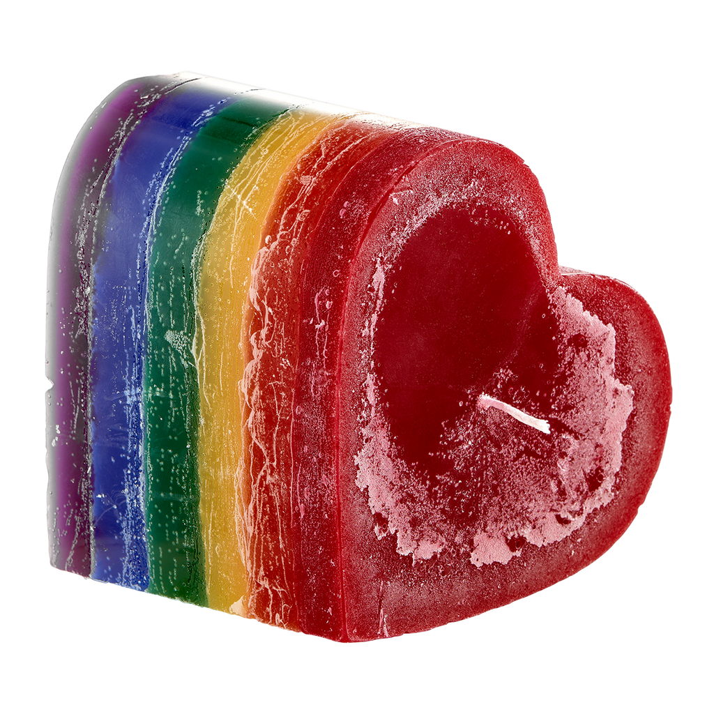 Pride Classic Heart Candle