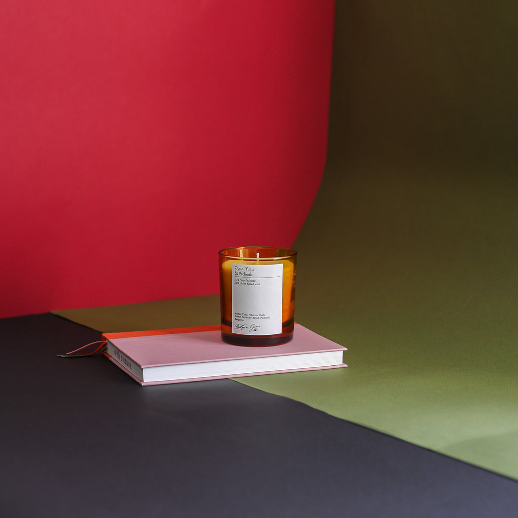 Oudh, Yuzu & Pacholi 30cl Glassware Candle