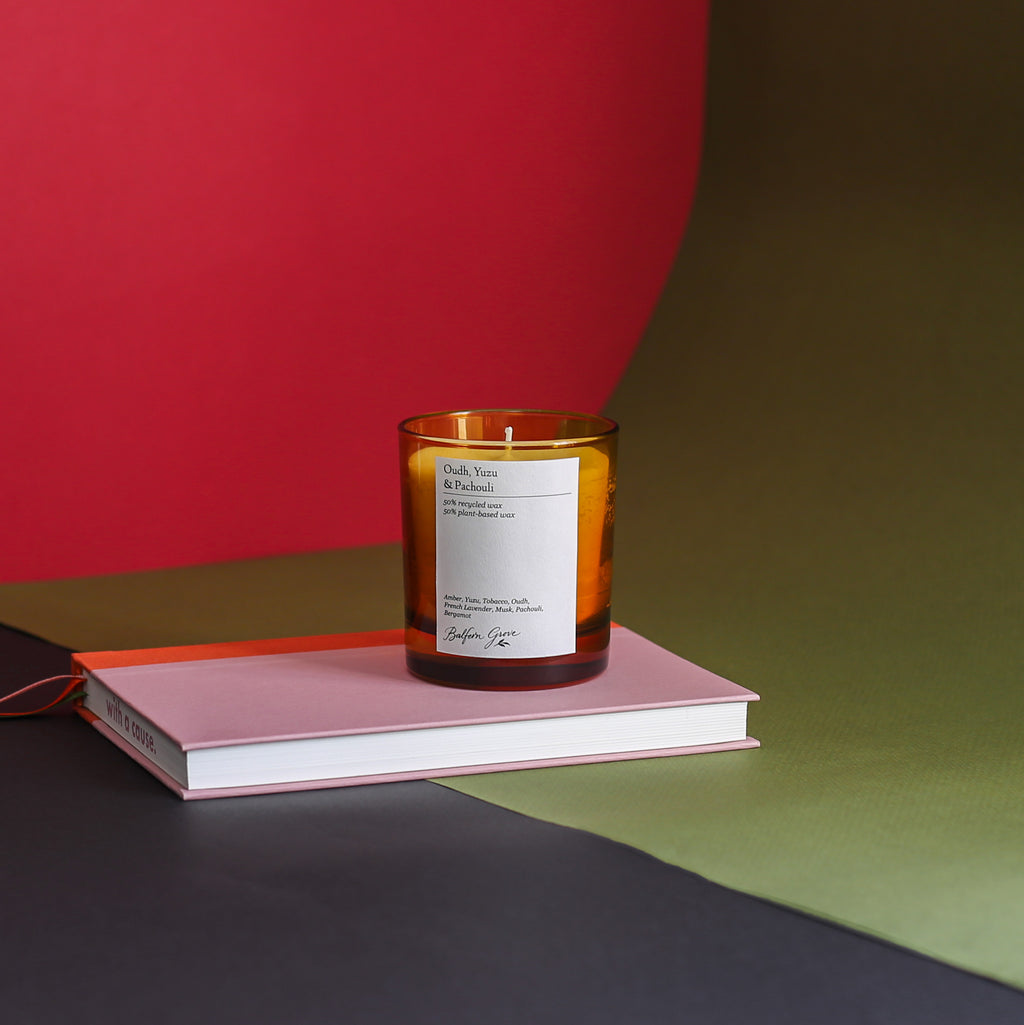 Oudh, Yuzu & Pacholi 30cl Glassware Candle