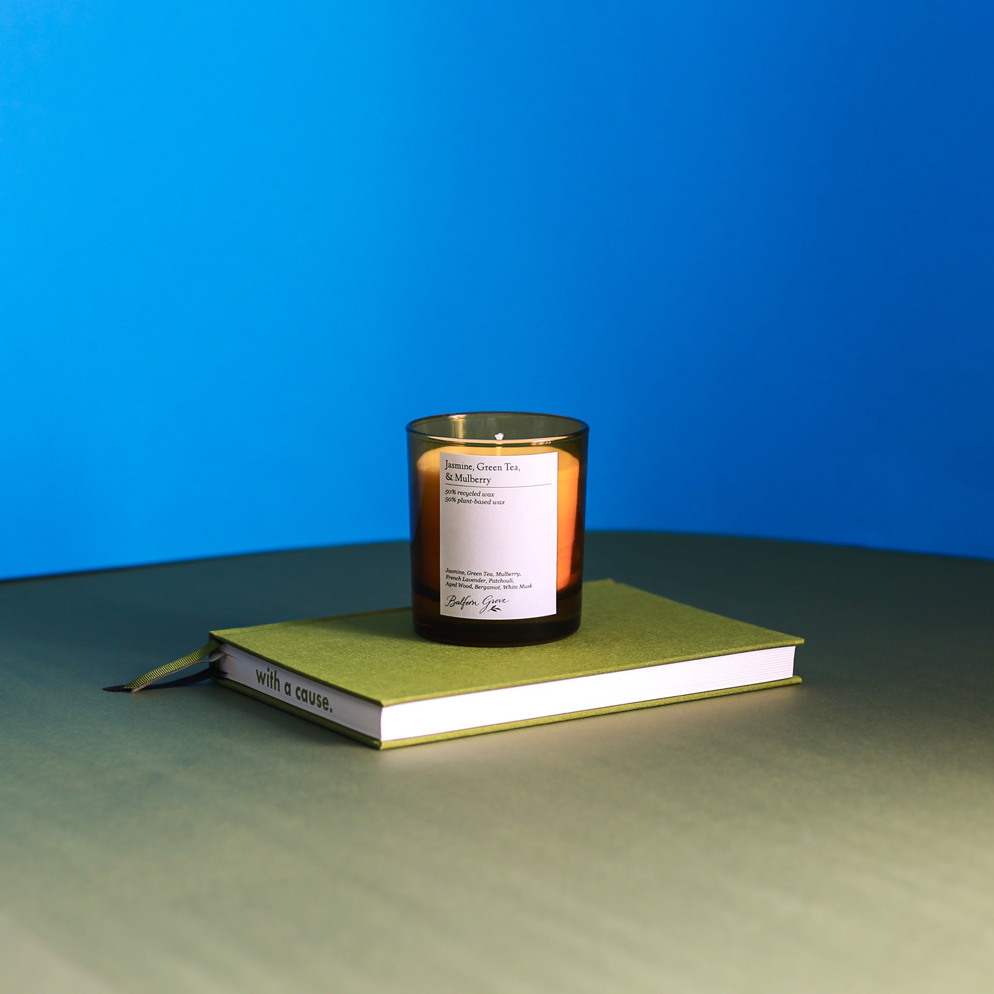 Jasmin, Green Tea & Mulberry 30cl Glassware Candle