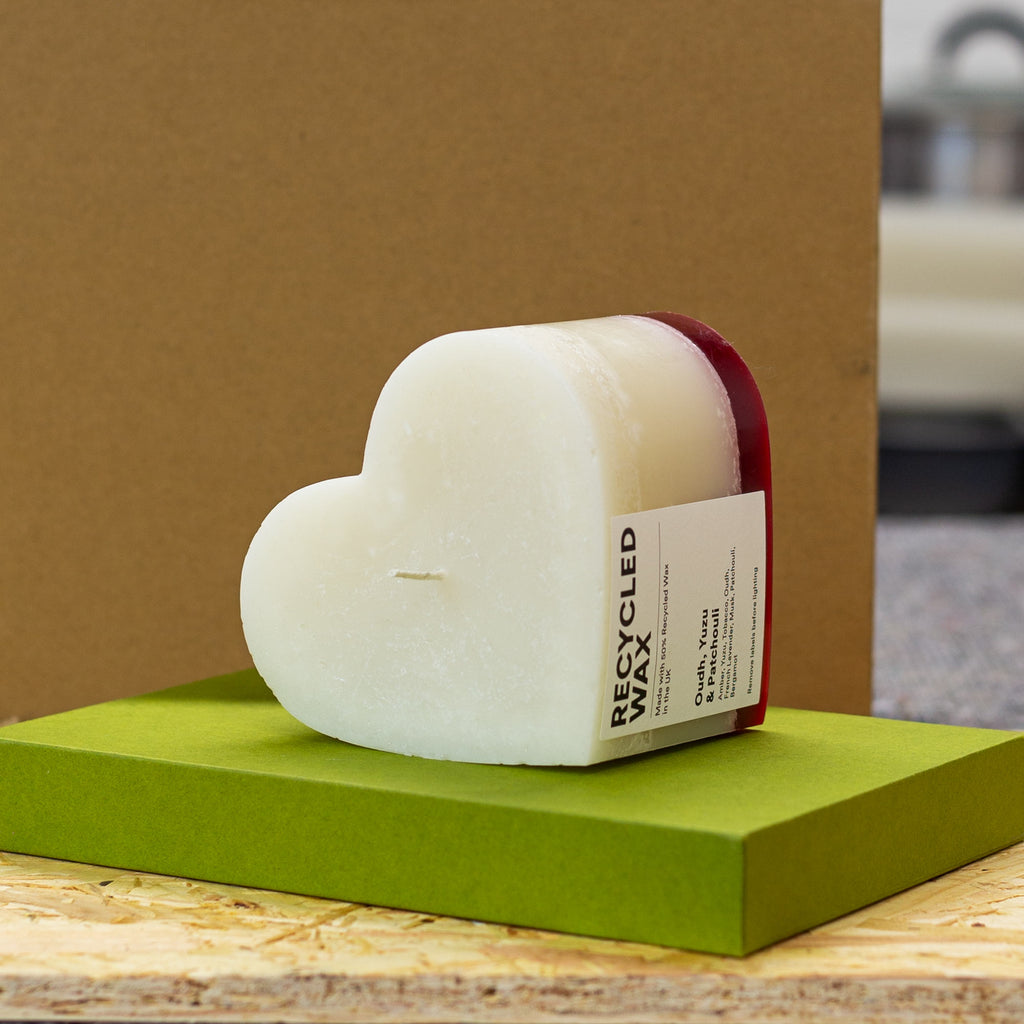 Oudh, Yuzu & Patcholi Heart Candle