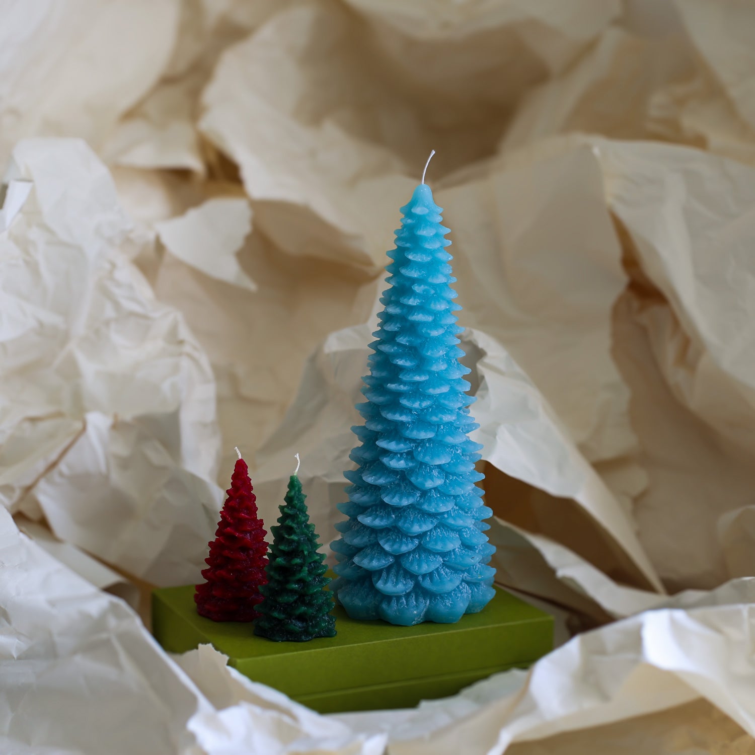 Large Christmas Tree Candle