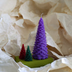 Large Christmas Tree Candle