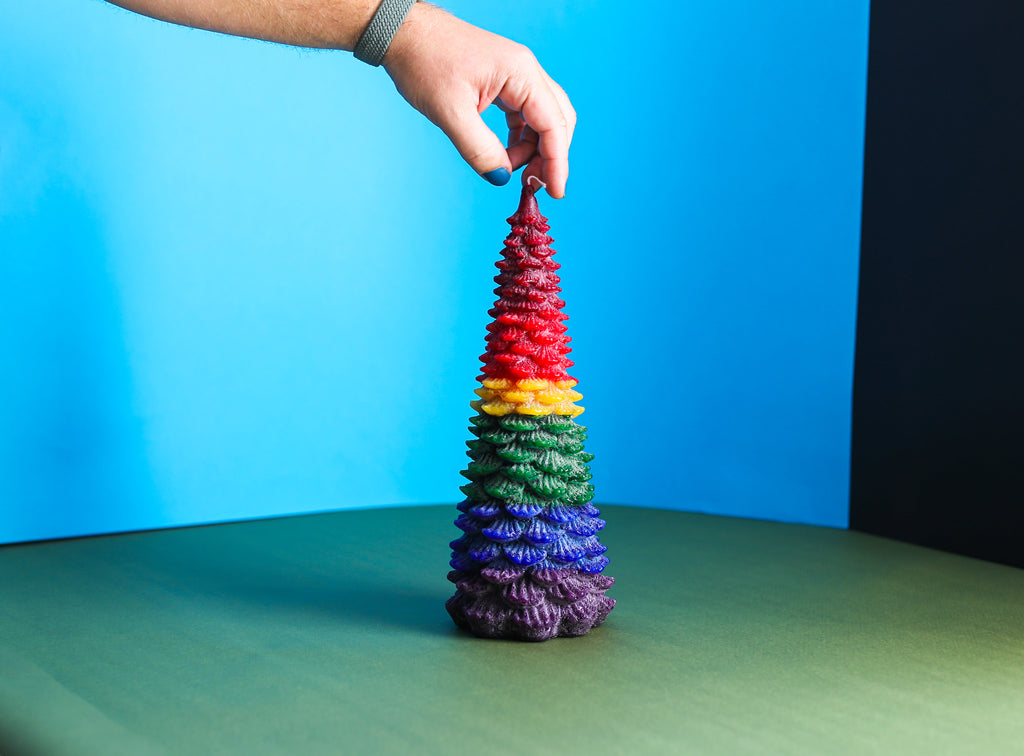 Pride Large Tree Candle