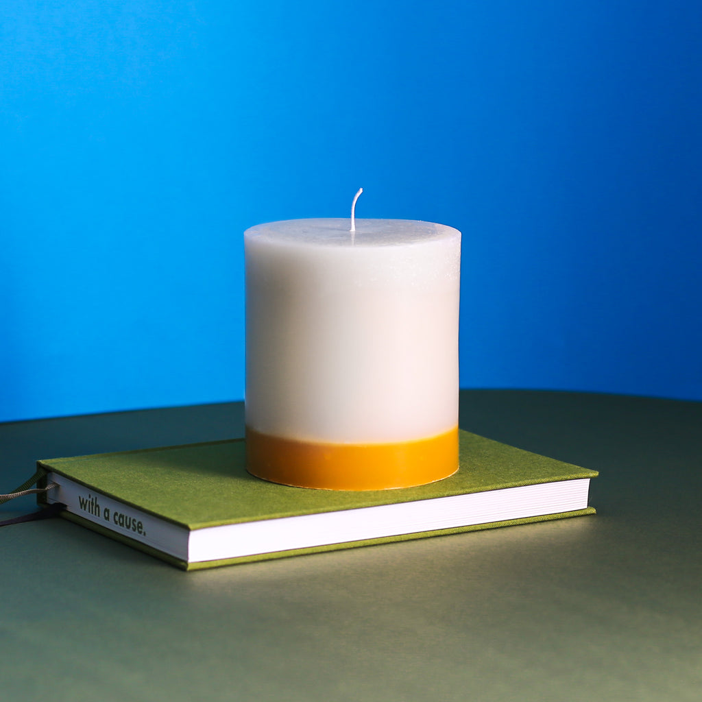 Jasmin, Green Tea & Mulberry Wide Pillar Candle