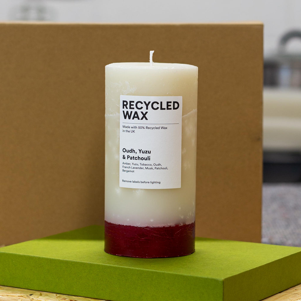 Oudh, Yuzu & Patcholi Classic Pillar Candle